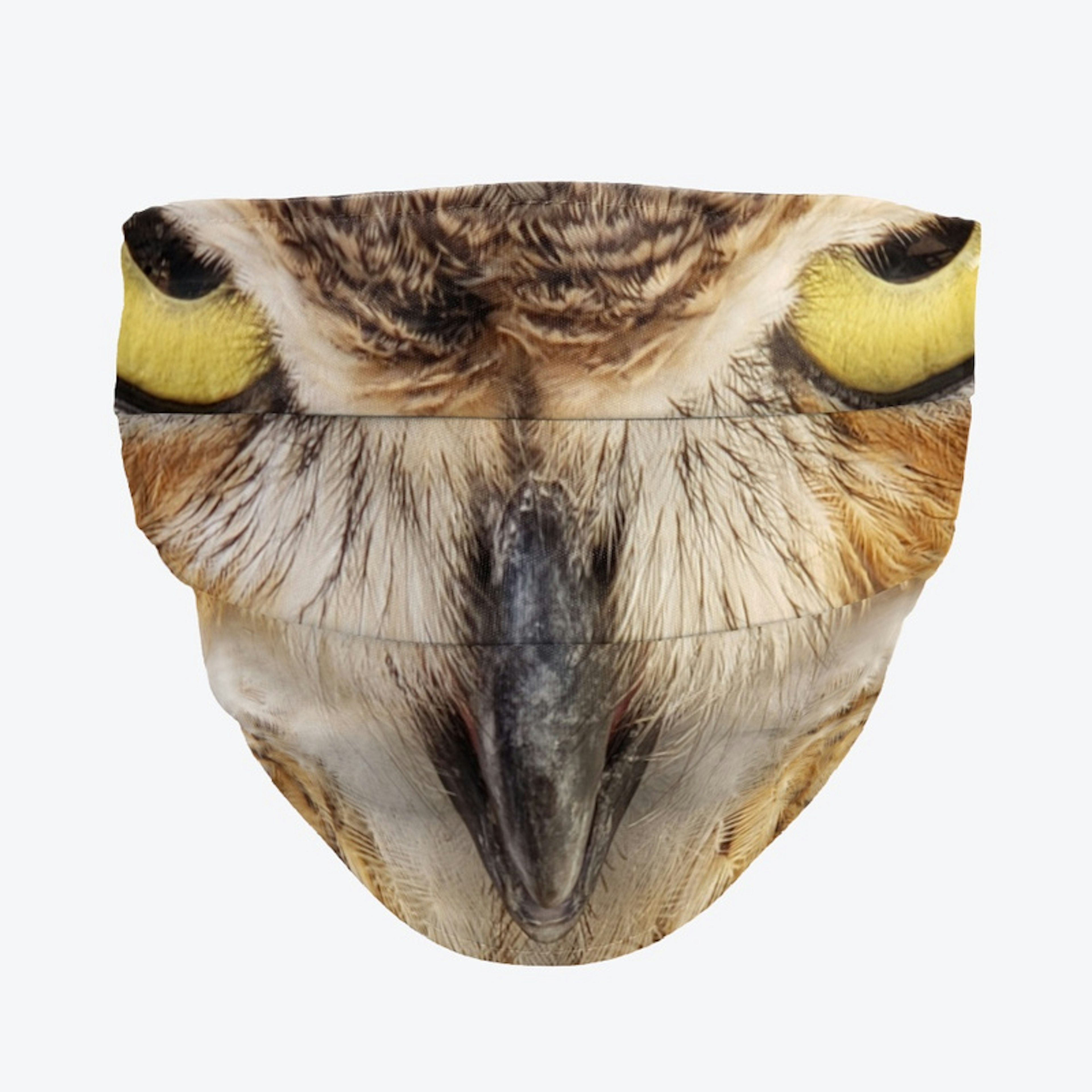 Close Up Great Horned Owl Mask
